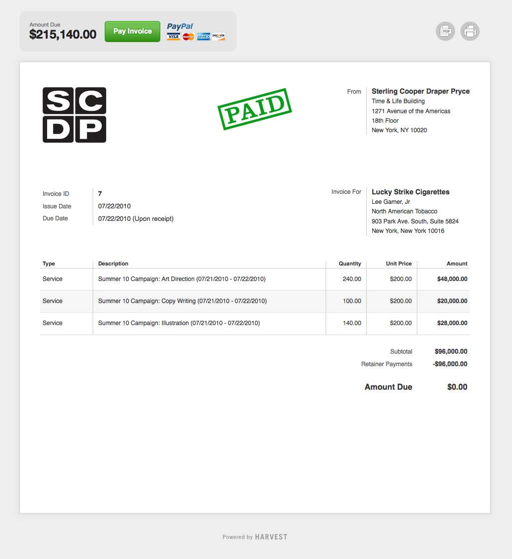 billing and invoicing software with project management features