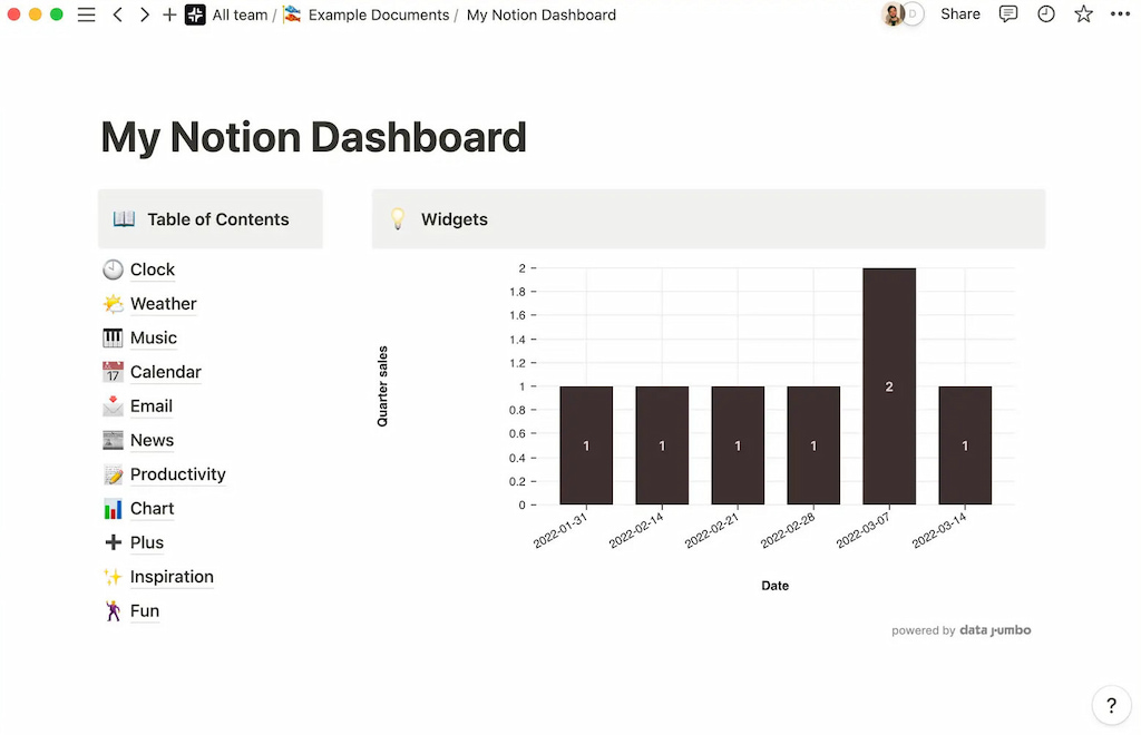 handpicked notion widgets: simplify scheduling and planning