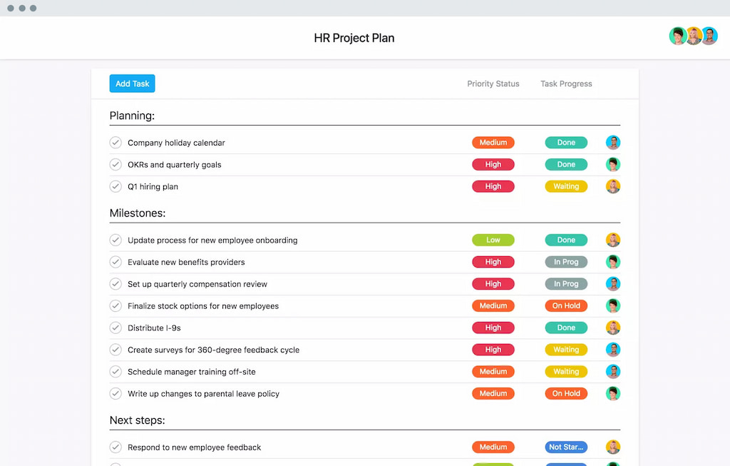 stay organized with pre-built and custom asana templates