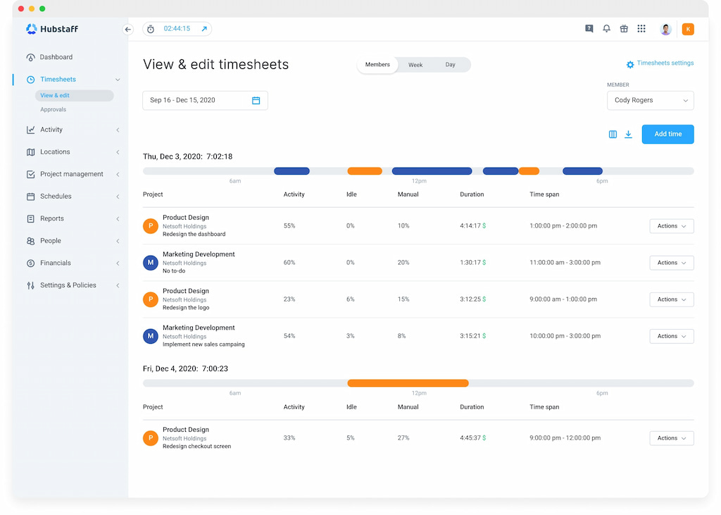 8 best timesheet software tools for efficient time tracking