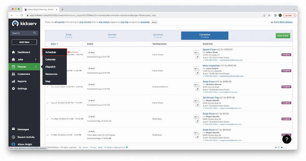 8 best cleaning company scheduling software tools: simplify your workforce management