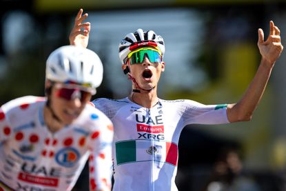 Isaac Del Toro at the Tour de France