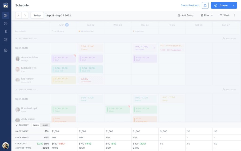 unlocking precision in scheduling: introducing forecast widget