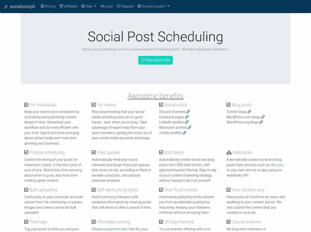 10 best free social media scheduling tools in 2022