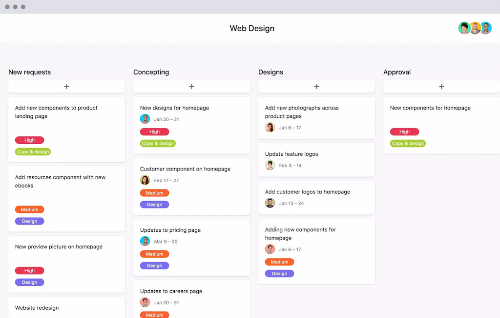 stay organized with pre-built and custom asana templates