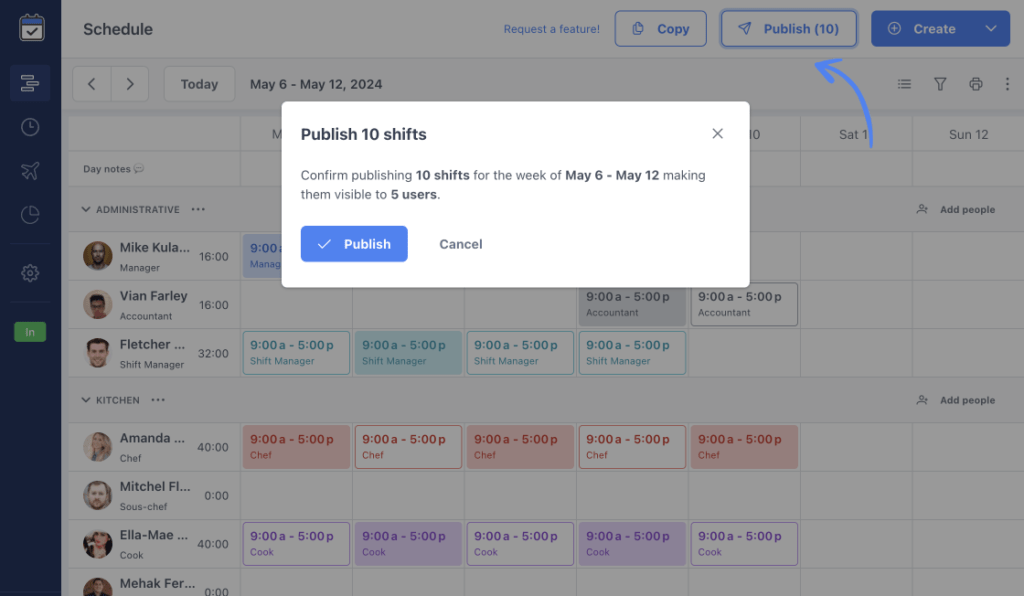 introducing the new shifts publishing feature