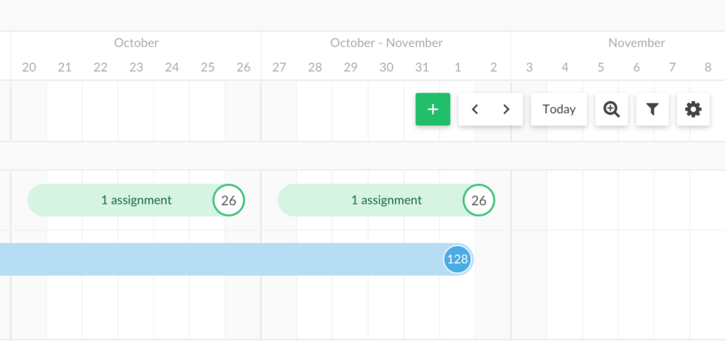 a massive update to schedule: schedule by task, planned vs. reported time and more