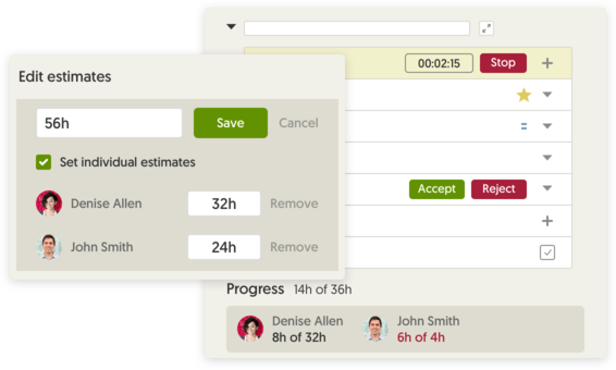 Pivotal time tracking employees