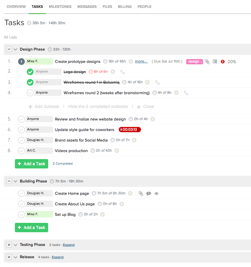 teamwork projects time tracking integration